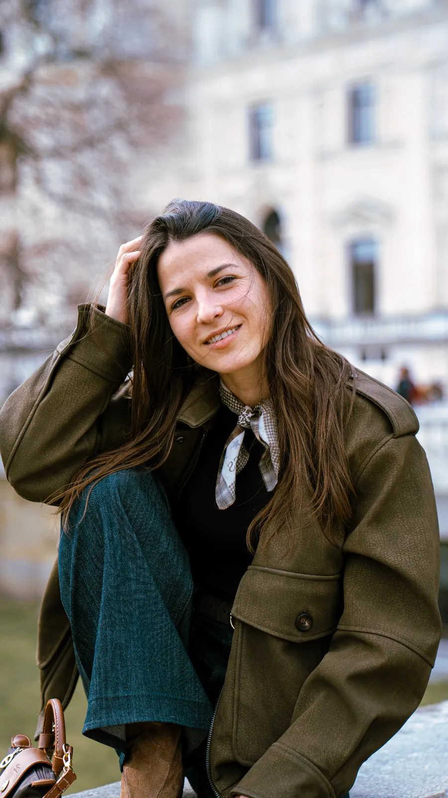 Urban portrait of a young woman
